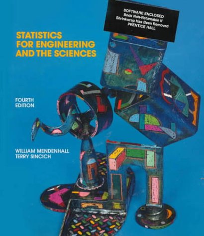 Book Cover Statistics for Engineering and the Sciences (4th Edition)