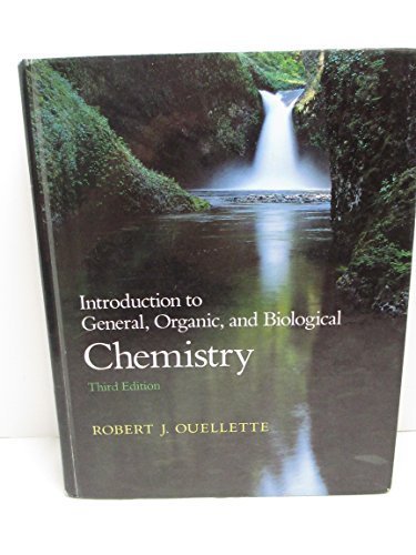 Book Cover Introduction to General, Organic, and Biological Chemistry