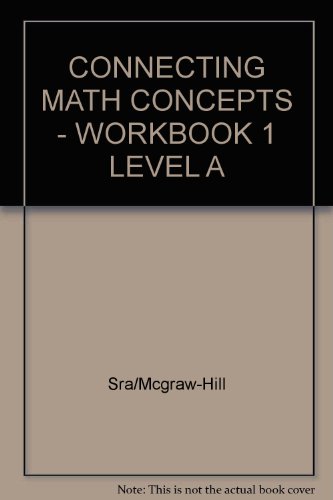 Book Cover Connecting Math Concepts - Workbook 1 Level A