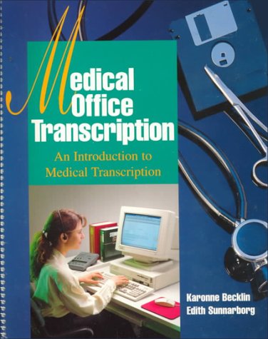 Book Cover Medical Office Transcription: An Introduction to Medical Transcription