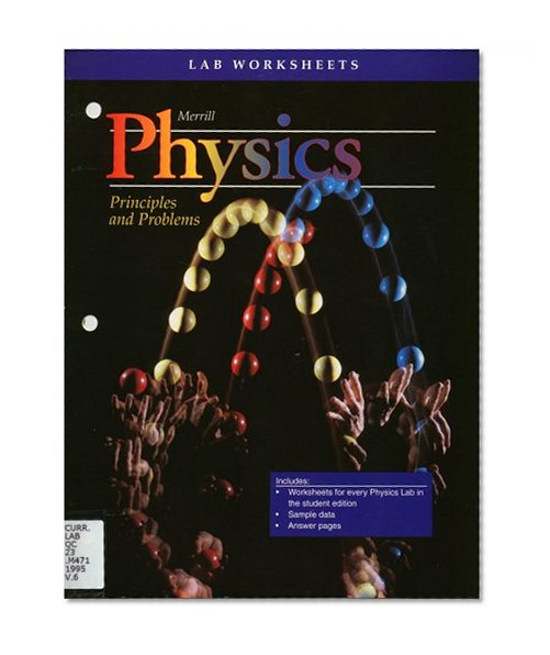 Book Cover Physics Principles and Problems Lab Worksheets