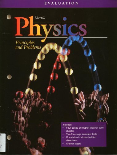 Book Cover Physics Principles and Problems Evaluation