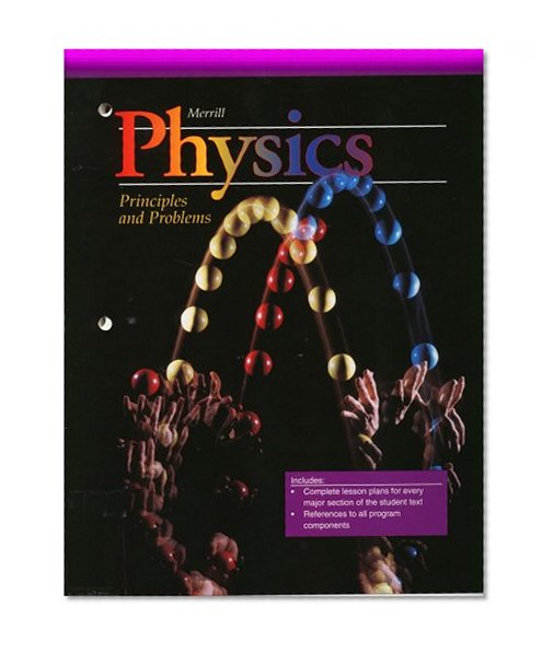 Book Cover Merrill Physics Principles and Problems Lesson Plans