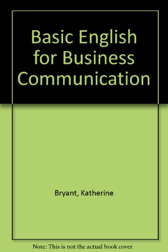 Book Cover Basic English for Business Communication