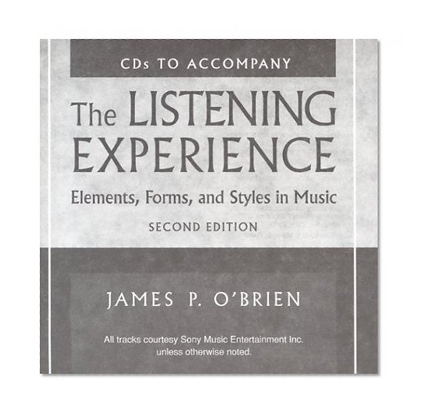 Book Cover The Listening Experience Elements, Forms, and Styles in Music (5 CD Set)