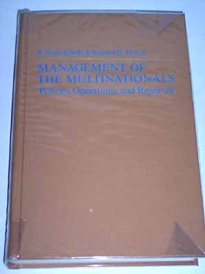 Book Cover Management of the Multinationals: Policies, Operations, and Research