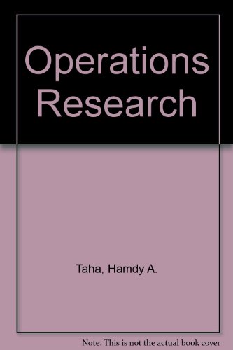 Book Cover Operations Research