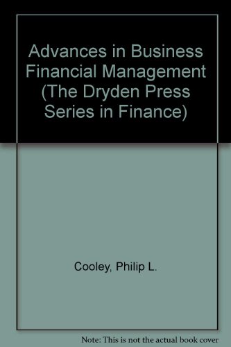 Book Cover Advances in Business Financial Management: A Collection of Readings (The Dryden Press Series in Finance)