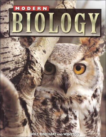 Book Cover Holt Modern Biology: Student Edition Grades 9-12 1999