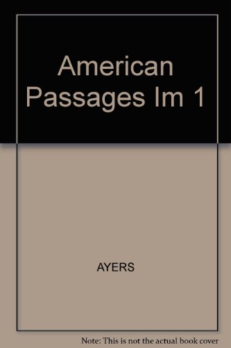 Book Cover American Passages Im 1