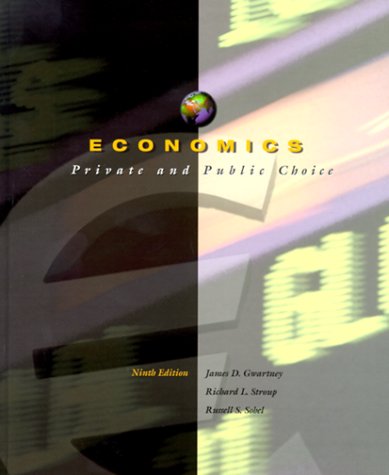 Book Cover Economics: Private and Public Choice