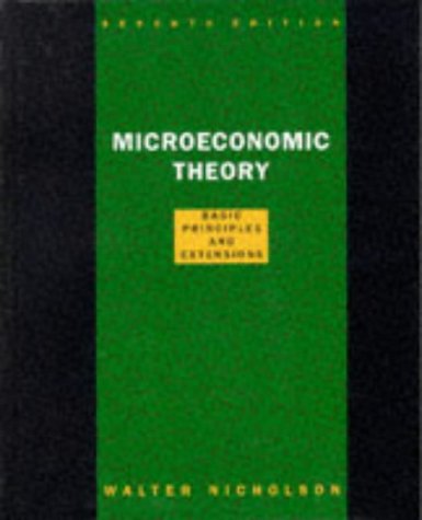 Book Cover MICROECONOMIC THEORY,7E (The Dryden Press series in economics)