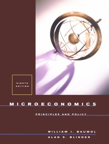 Book Cover Microeconomics: Principles And Policy