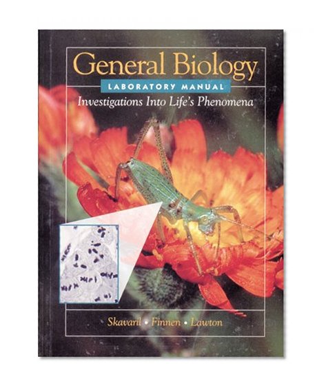 Book Cover General Biology Laboratory Manual for Solomon's Biology (Investigations of Life's Phenomena)