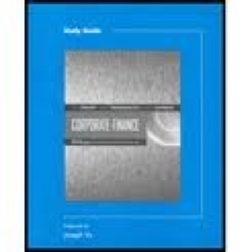 Book Cover Study Guide to accompany Corporate Finance