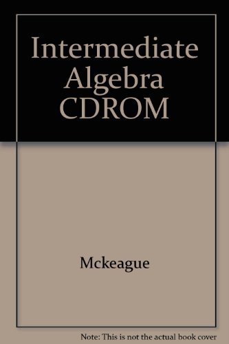 Book Cover Intermediate Algebra (with Digital Video Companion)