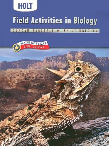 Book Cover Holt Biology Texas: Field Activities Grades 9-12