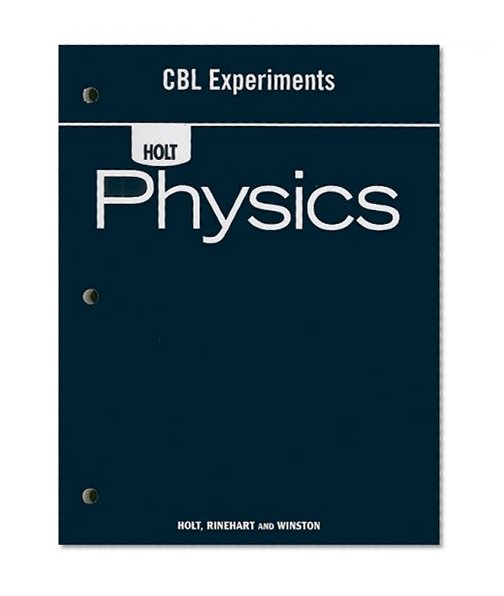 Book Cover CBL Experiments (Holt Physics)