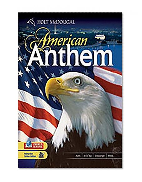 Book Cover Holt American Anthem - Student Edition Audio Program Modern American History