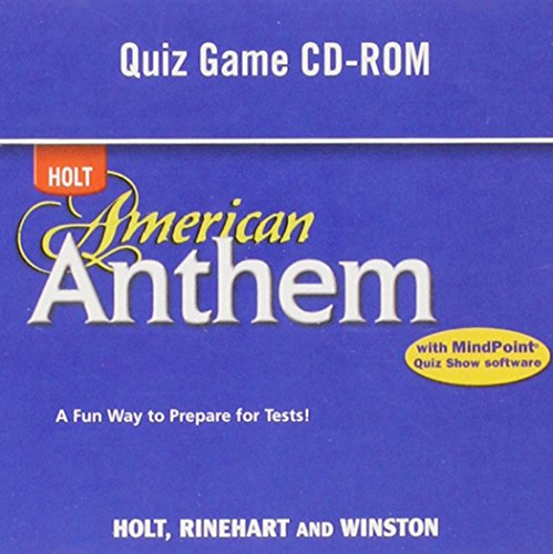 Book Cover American Anthem: Quiz Game CD-ROM