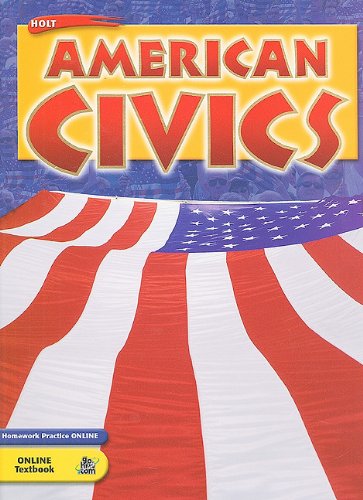 Book Cover Holt American Civics: Student Edition 2005