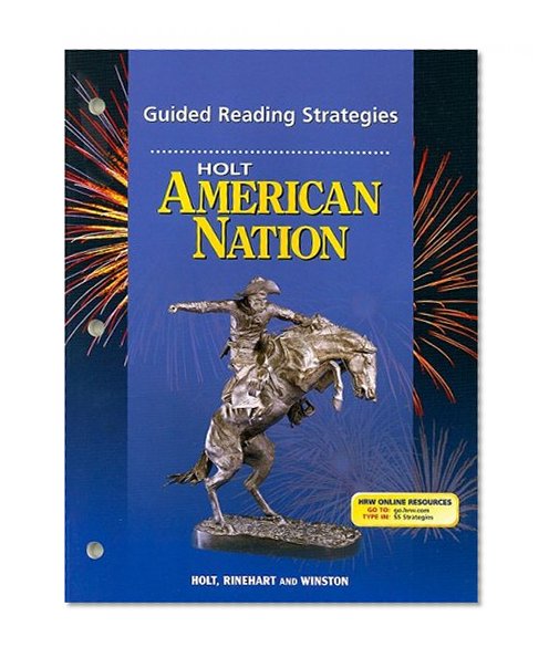 Book Cover Holt American Nation: Guided Reading Strategies Grades 9-12