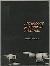 Book Cover Anthology of Musical Analysis