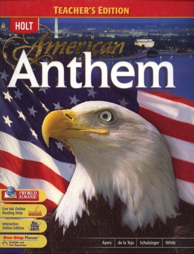 Book Cover Holt American Anthem: TEACHERS EDITION 2007 Edition