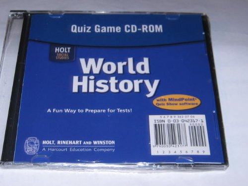 Book Cover World History: Quiz Game CD-ROM