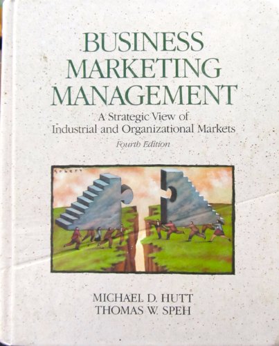 Book Cover Business Marketing Management: A Strategic View of the Industrial and Organizational Markets