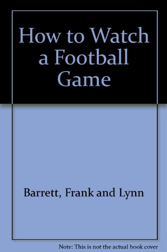 Book Cover How to watch a football game