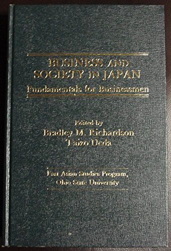 Book Cover Business and Society in Japan: Fundamentals for Businessmen