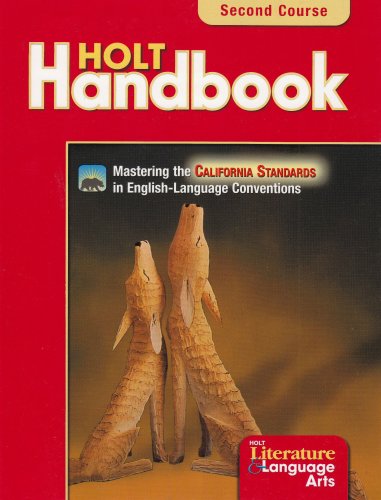 Book Cover Holt Handbook California: Student Edition Grade 8