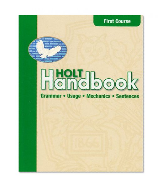 Book Cover Holt Handbook: Student Edition Grammar Usage and Mechanics Grade 7 2003