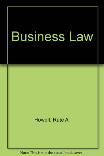 Book Cover Business Law