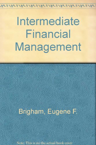 Book Cover Intermediate Financial Management