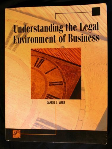 Book Cover Business Law and Legal Environment