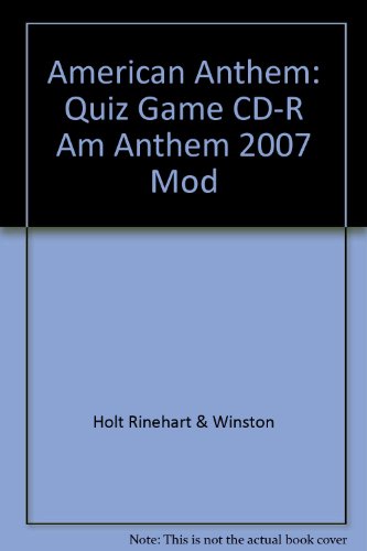 Book Cover American Anthem: QUIZ GAME CD-R AM ANTHEM 2007 MOD