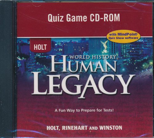 Book Cover World History: Human Legacy: Quiz Game CD-ROM