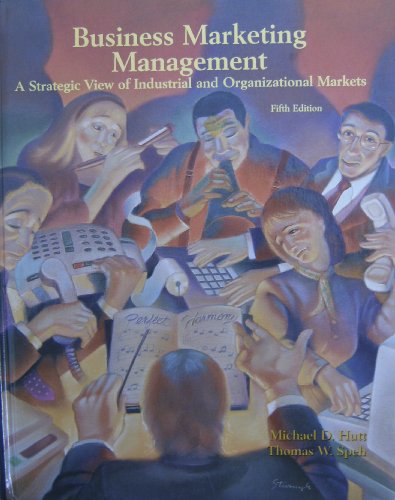 Book Cover Business Marketing Management: A Strategic View of Industrial and Organizational Markets