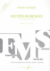 Book Cover Dictées Musicales Volume 1 - Eleve - Livre + CD