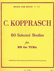 Book Cover 60 Selected Studies for BB Flat Tuba