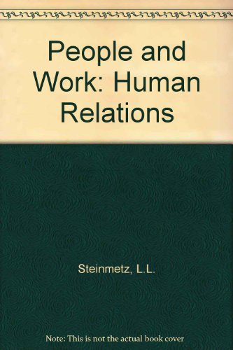 Book Cover Human Relations: People and Work