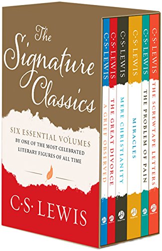 Book Cover C. S. Lewis Signature Classics: Mere Christianity, The Screwtape Letters, A Grief Observed, The Problem of Pain, Miracles, and The Great Divorce (Boxed Set)