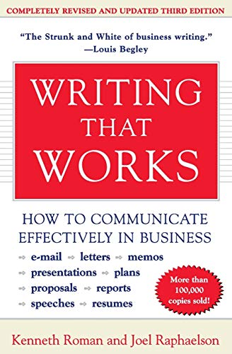 Book Cover Writing That Works; How to Communicate Effectively In Business