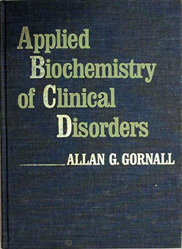 Book Cover Applied Biochemistry of Clinical Disorders