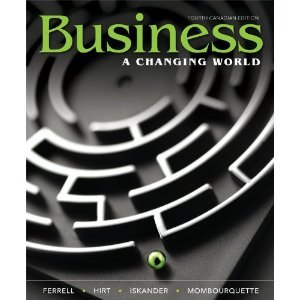 Book Cover Business: A Changing World, Fourth Canadian Edition