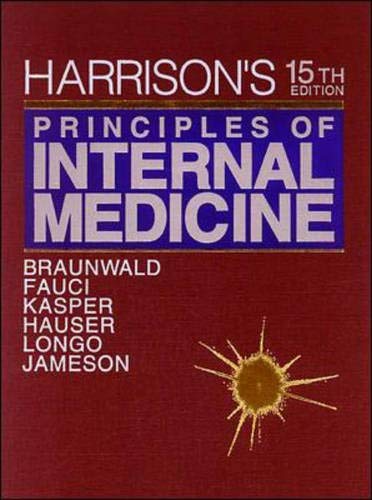 Book Cover Harrison's Principles of Internal Medicine, 15th Edition