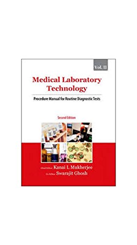 Book Cover Medical Laboratory Technology (Volume II): Procedure Manual for Routine Diagnostic Tests