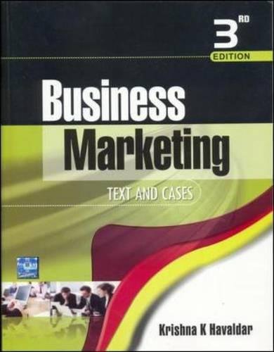 Book Cover Business Marketing: Text & Cases